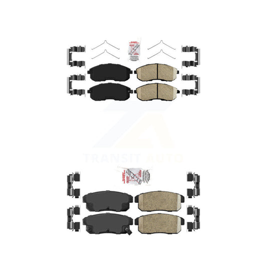Ceramic Disc Brake Pads Front Rear Kit For Nissan Sentra INFINITI G20
