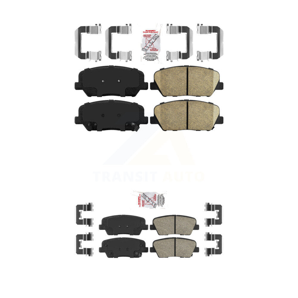 Ceramic Disc Brake Pads Front Rear Kit For Hyundai Genesis Coupe