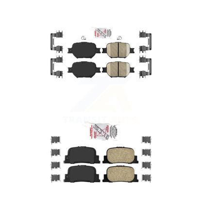 Ceramic Disc Brake Pads Front Rear Kit For 2005-2010 Scion tC