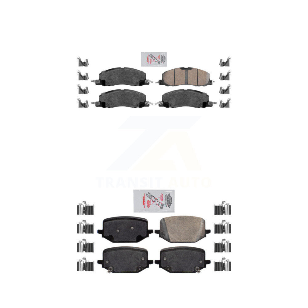Ceramic Disc Brake Pads Front Rear Kit For Lincoln Aviator