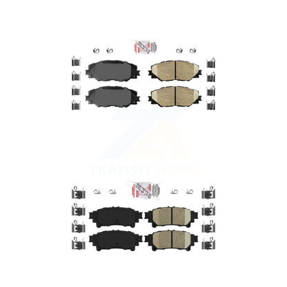 Ceramic Disc Brake Pads Front Rear Kit For 2016-2020 Toyota Mirai