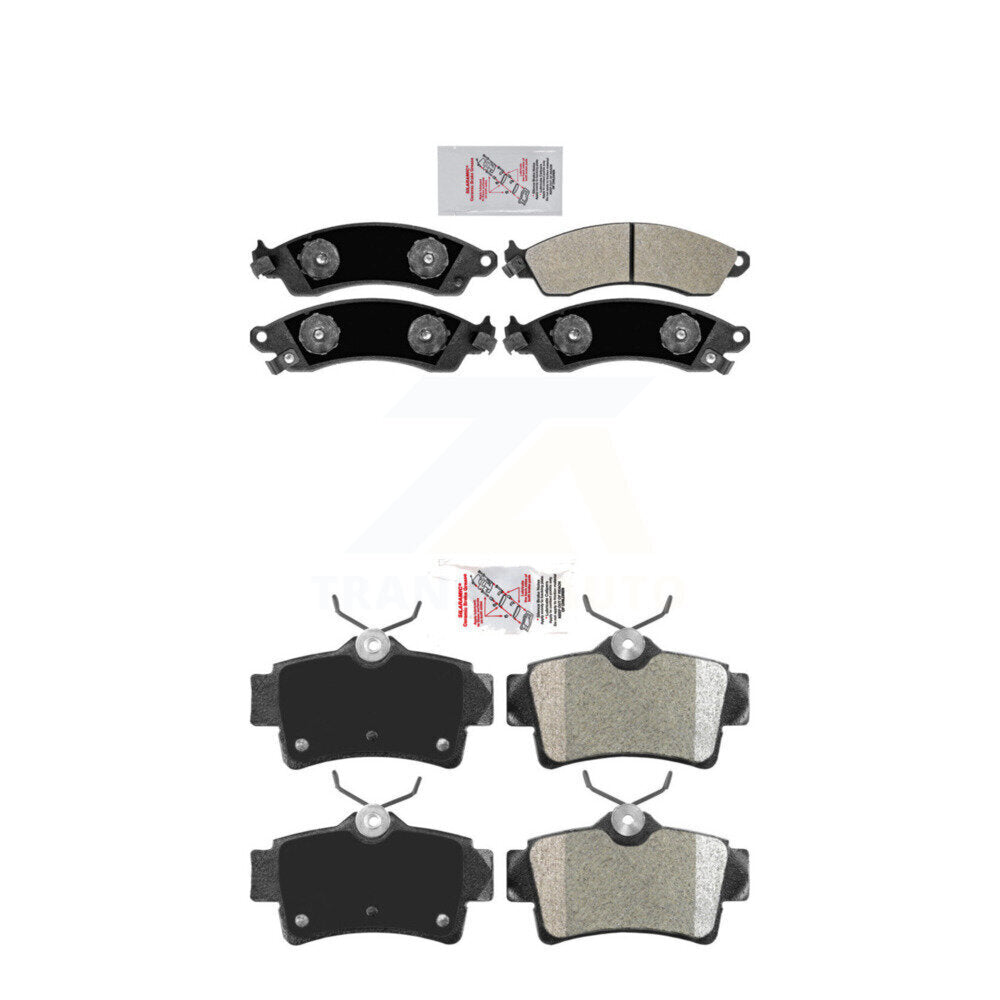 Semi-Metallic Disc Brake Pads Front Rear Kit For Ford Mustang Left or Right