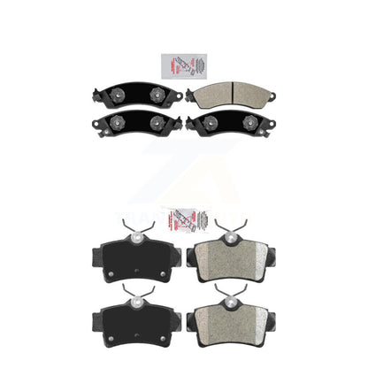 Semi-Metallic Disc Brake Pads Front Rear Kit For Ford Mustang Left or Right