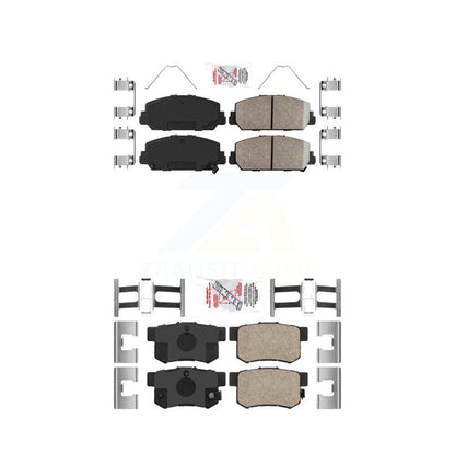 Ceramic Disc Brake Pads Front Rear Kit For 2016-2022 Acura ILX