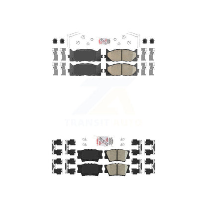 Ceramic Disc Brake Pads Front Rear Kit For Toyota Camry Lexus ES350 Avalon