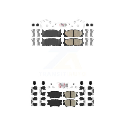 Ceramic Disc Brake Pads Front Rear Kit For Toyota Camry Lexus ES350 Avalon