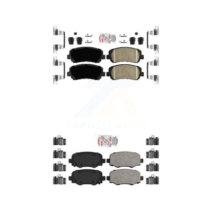 Ceramic Disc Brake Pads Front Rear Kit For Jeep Cherokee Chrysler 200