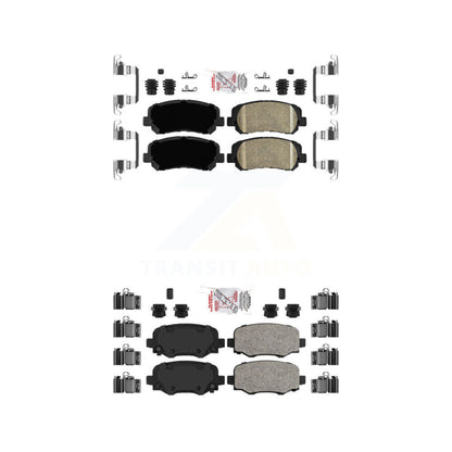 Ceramic Disc Brake Pads Front Rear Kit For Jeep Cherokee Chrysler 200