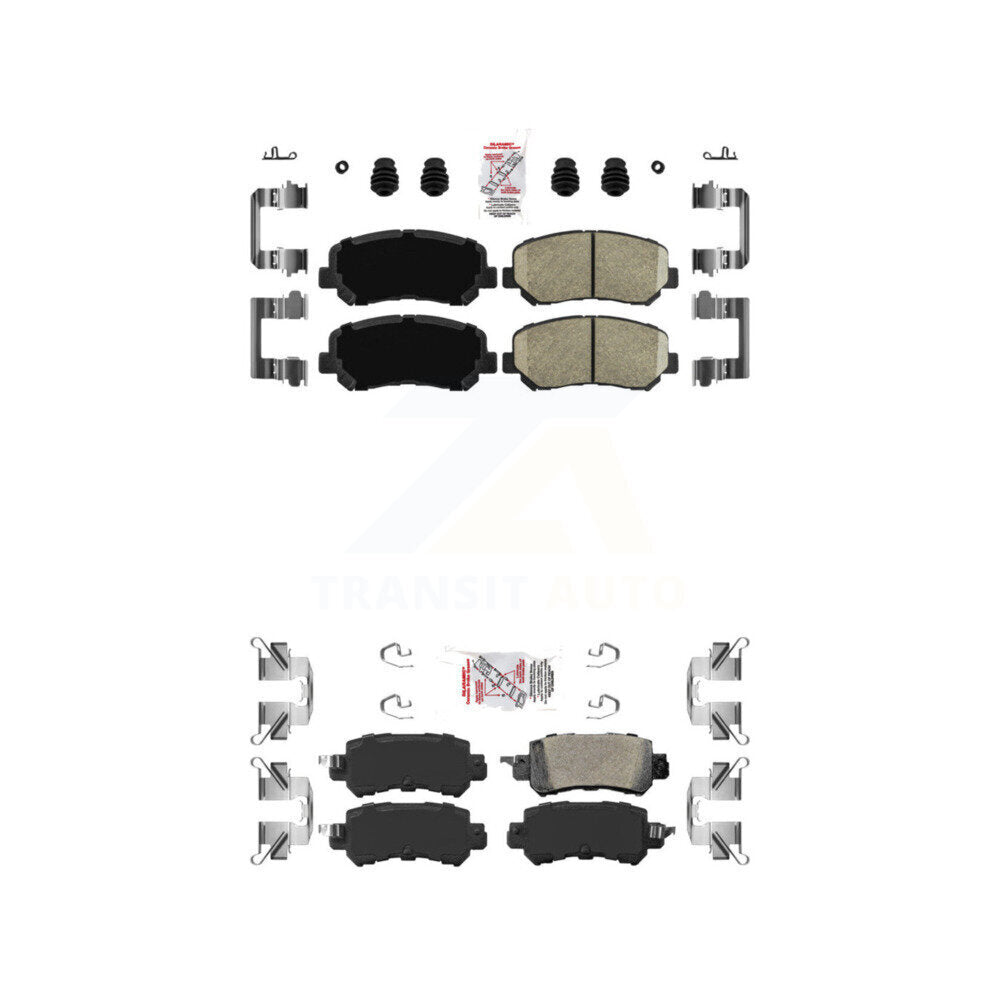 Ceramic Disc Brake Pads Front Rear Kit For 2013-2015 Mazda CX-5