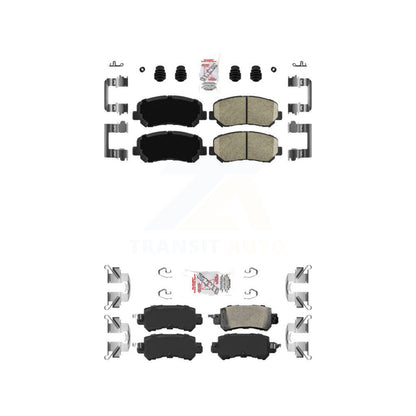 Ceramic Disc Brake Pads Front Rear Kit For 2013-2015 Mazda CX-5