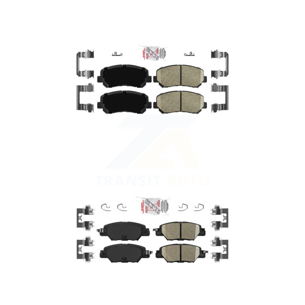 Ceramic Disc Brake Pads Front Rear Kit For Mazda CX-5