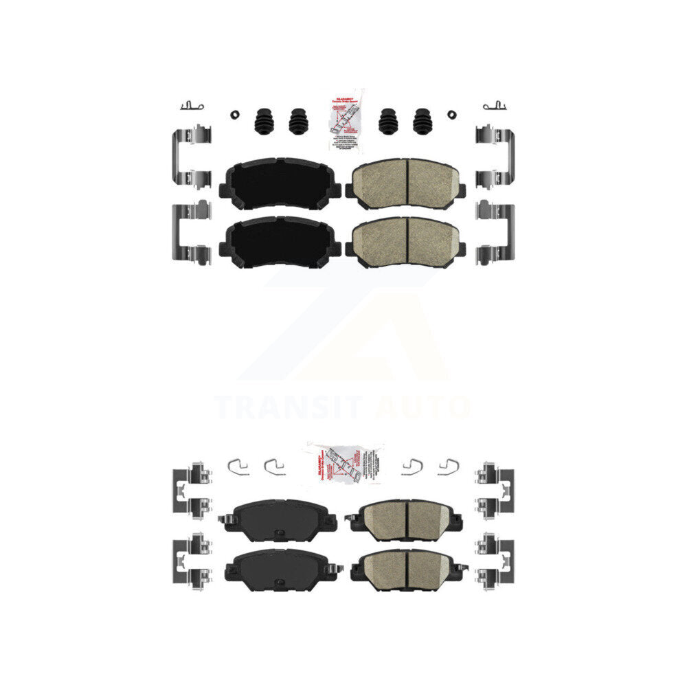Ceramic Disc Brake Pads Front Rear Kit For Mazda CX-5