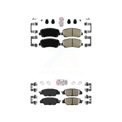 Ceramic Disc Brake Pads Front Rear Kit For Mazda CX-5