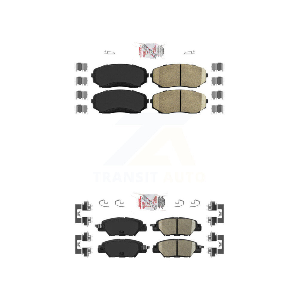 Ceramic Disc Brake Pads Front Rear Kit For 2019-2024 Mazda CX-5 Turbocharged