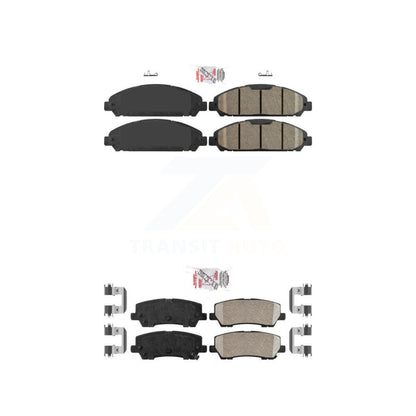 Ceramic Disc Brake Pads Front Rear Kit For Ford Mustang V6 with 3.7L