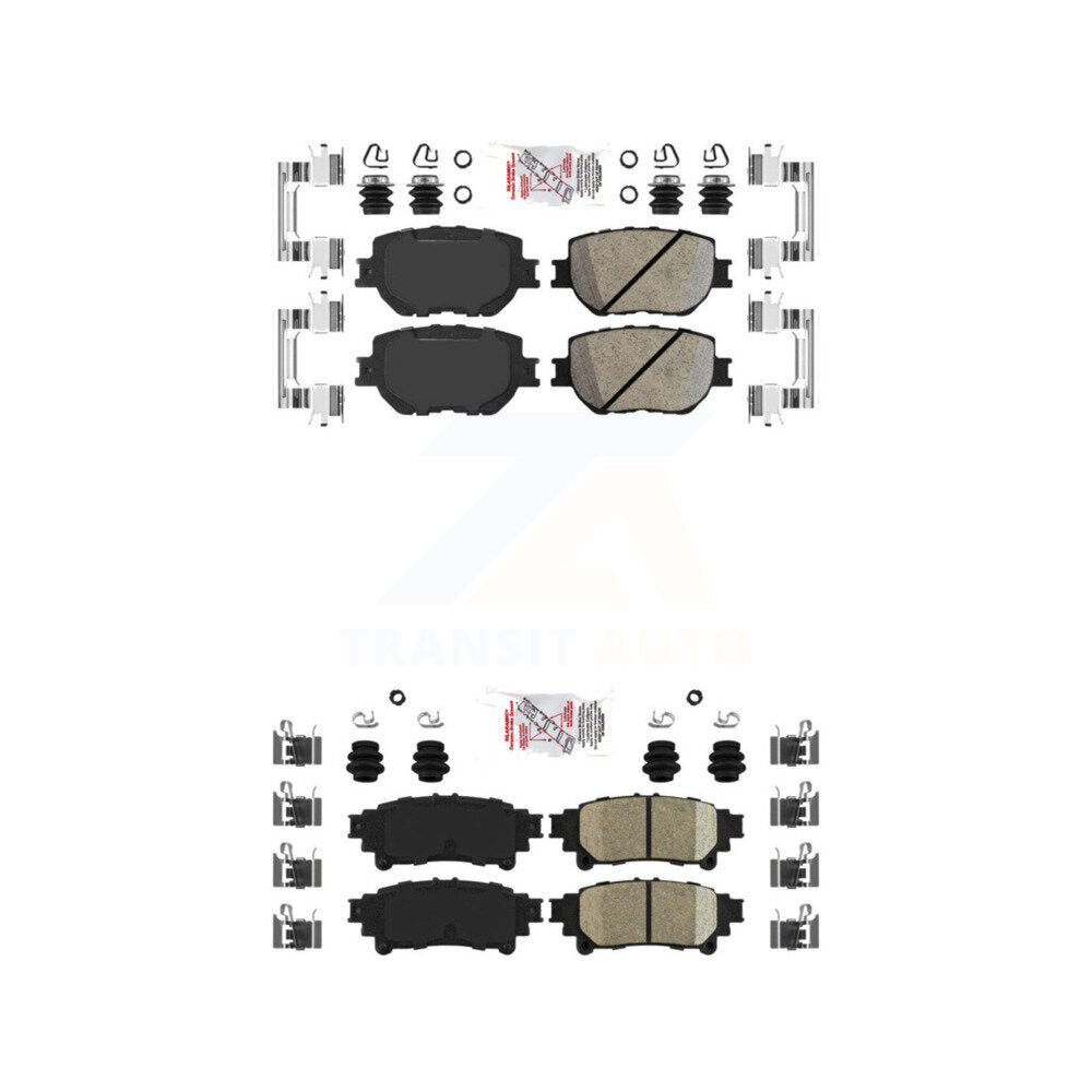 Ceramic Disc Brake Pads Front Rear Kit For Lexus IS250