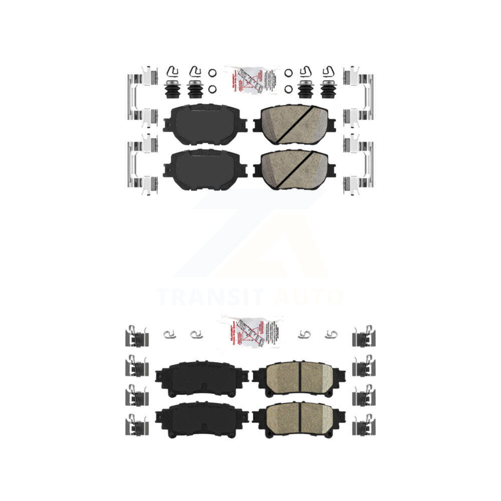 Ceramic Disc Brake Pads Front Rear Kit For Lexus IS250