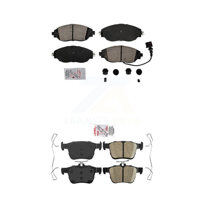 Ceramic Disc Brake Pads Front Rear Kit For Volkswagen Jetta Arteon Audi S3 A3