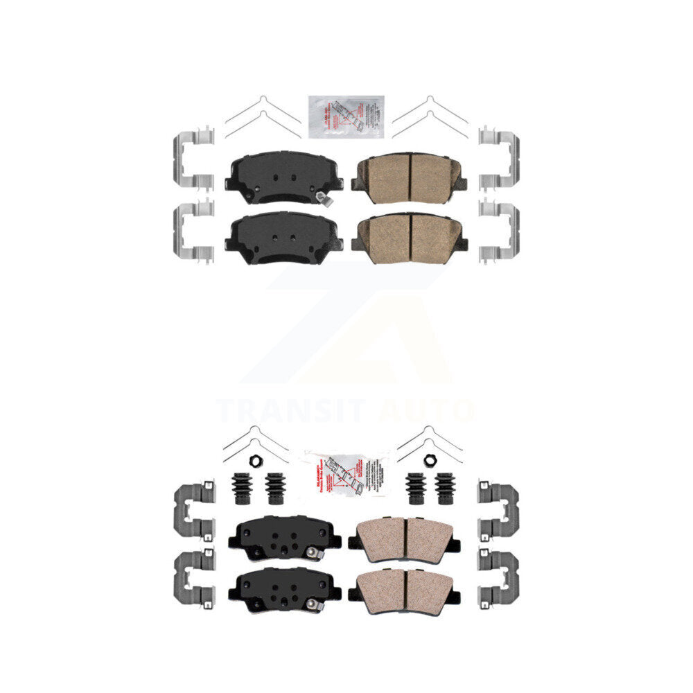 Ceramic Disc Brake Pads Front Rear Kit For 2019-2022 Hyundai Nexo