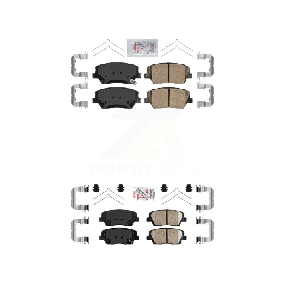 Ceramic Disc Brake Pads Front Rear Kit For Kia Sorento Hyundai Santa Fe Sport