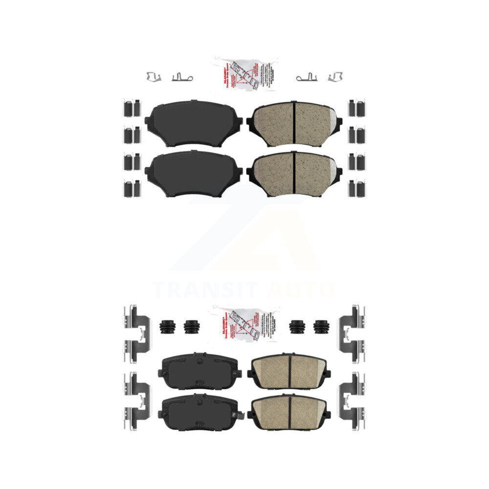 Ceramic Disc Brake Pads Front Rear Kit For 2006-2015 Mazda MX-5 Miata