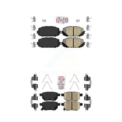 Ceramic Disc Brake Pads Front Rear Kit For Toyota Yaris
