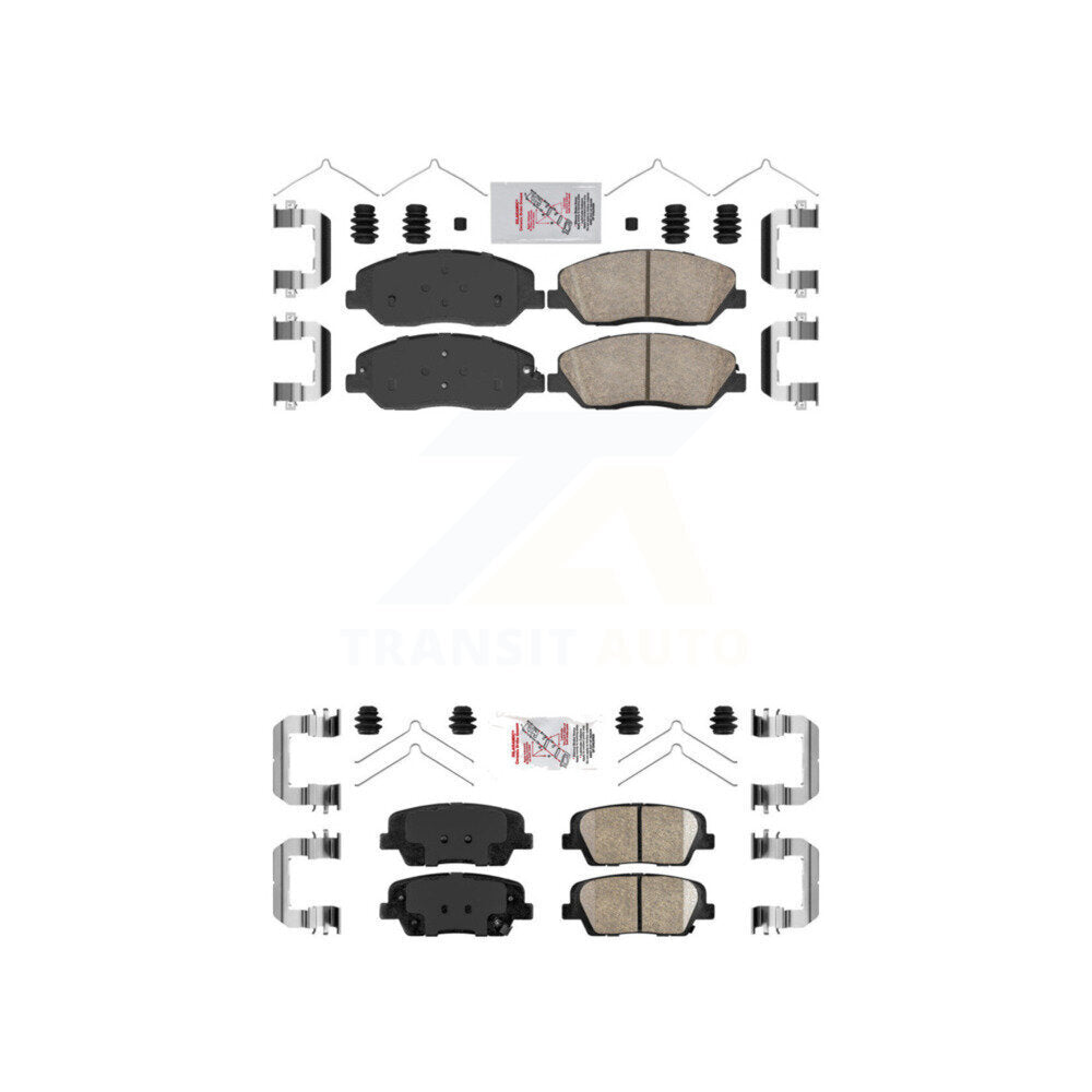Ceramic Disc Brake Pads Front Rear Kit For Hyundai Santa Fe XL