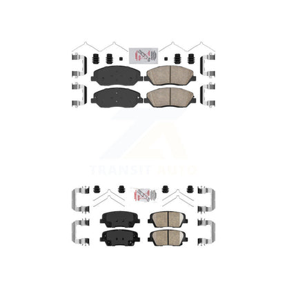 Ceramic Disc Brake Pads Front Rear Kit For Hyundai Santa Fe XL