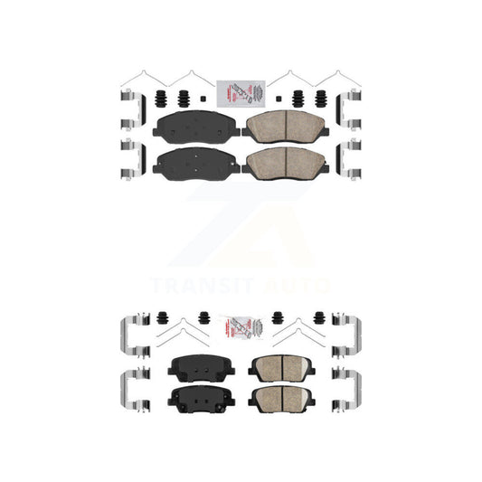 Ceramic Disc Brake Pads Front Rear Kit For Hyundai Santa Fe XL