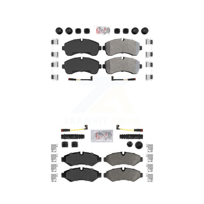 Semi-Metallic Disc Brake Pads Front Rear Kit For Mercedes-Benz Sprinter 2500