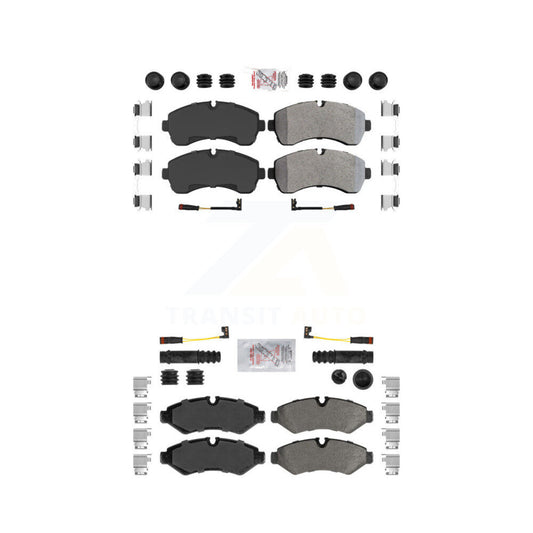 Semi-Metallic Disc Brake Pads Front Rear Kit For Mercedes-Benz Sprinter 2500