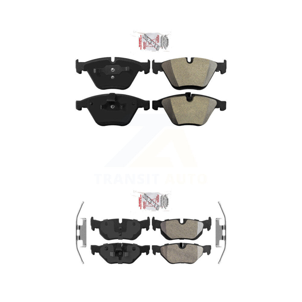 Semi-Metallic Disc Brake Pads Front Rear Kit For BMW 328i xDrive 323i X1 328xi
