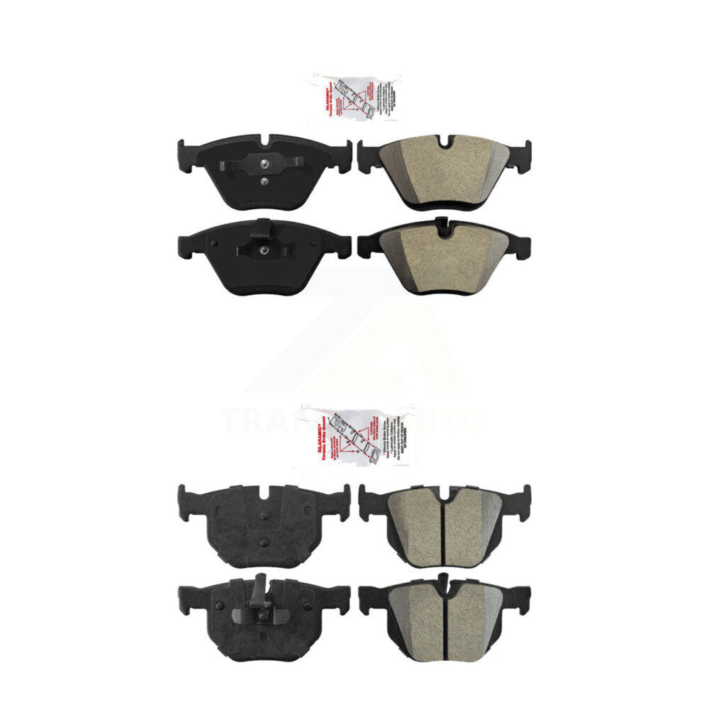 Semi-Metallic Disc Brake Pads Front Rear Kit For BMW 335i xDrive X1 335xi 335is