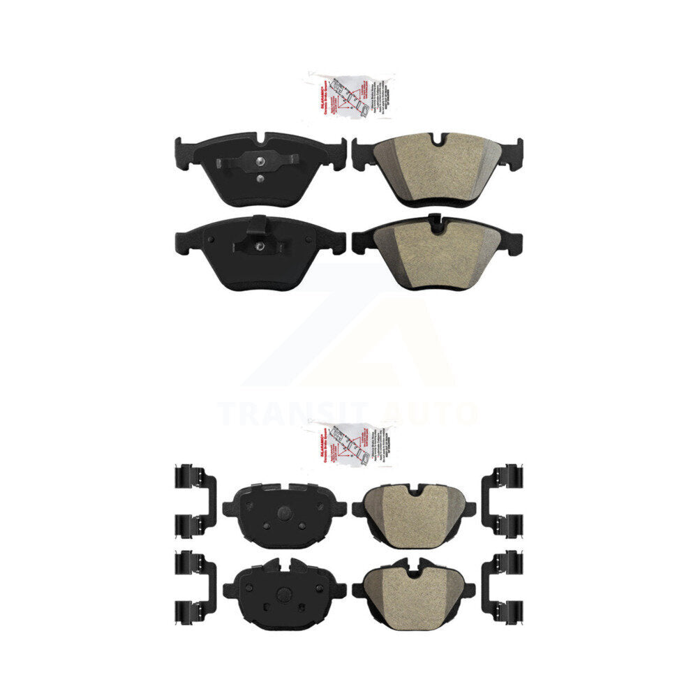 Semi-Metallic Disc Brake Pads Front Rear Kit For BMW Z4