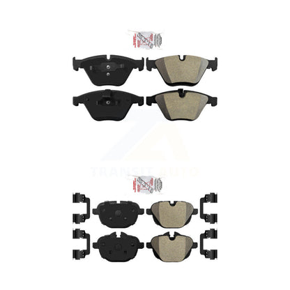 Semi-Metallic Disc Brake Pads Front Rear Kit For BMW Z4