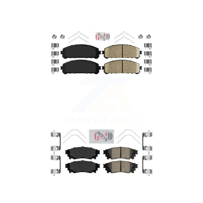 Ceramic Disc Brake Pads Front Rear Kit For Lexus Toyota Camry NX300 NX200t