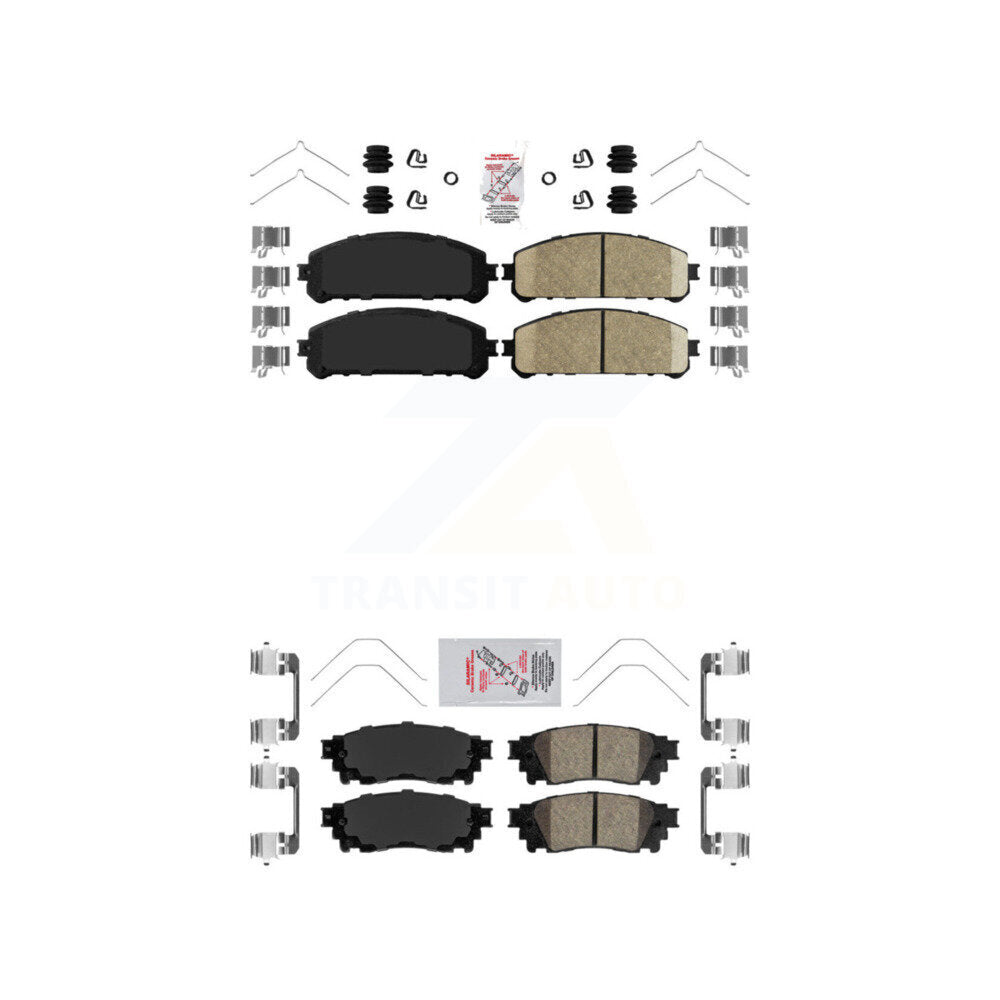 Ceramic Disc Brake Pads Front Rear Kit For Lexus Toyota Camry NX300 NX200t