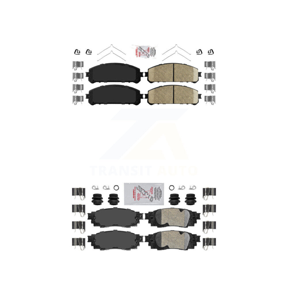 Ceramic Disc Brake Pads Front Rear Kit For Lexus RX350 RX450h RX350L RX450hL