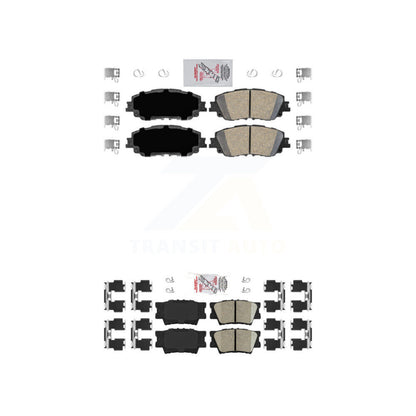Ceramic Disc Brake Pads Front Rear Kit For Toyota Camry