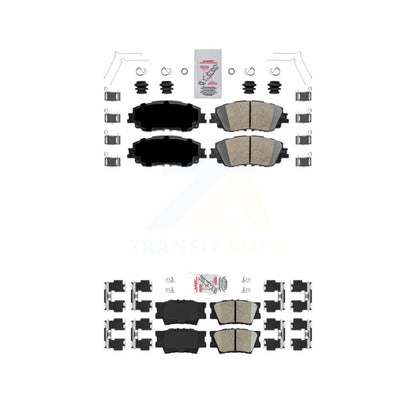 Ceramic Disc Brake Pads Front Rear Kit For Toyota Camry