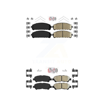 Ceramic Disc Brake Pads Front Rear Kit For Toyota Highlander
