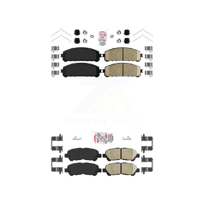 Ceramic Disc Brake Pads Front Rear Kit For Toyota Highlander