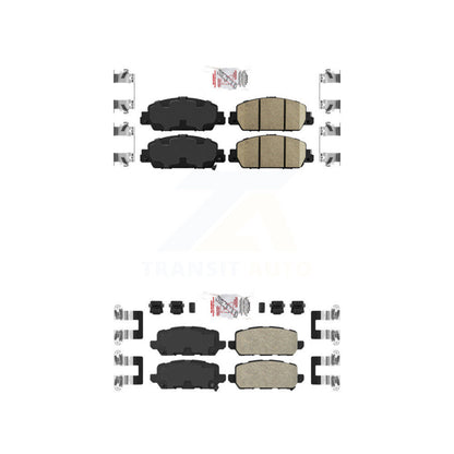Ceramic Disc Brake Pads Front Rear Kit For 2016-2022 Honda HR-V
