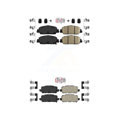Ceramic Disc Brake Pads Front Rear Kit For 2016-2022 Honda HR-V