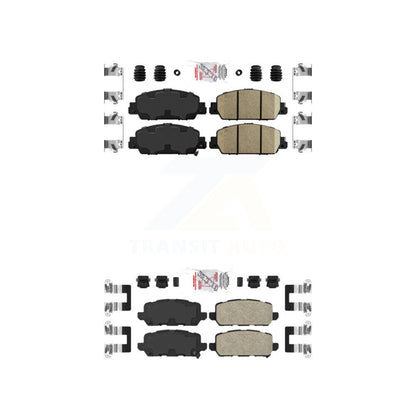 Ceramic Disc Brake Pads Front Rear Kit For 2016-2022 Honda HR-V