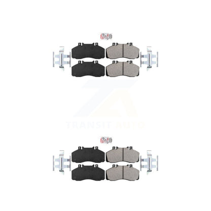 Semi-Metallic Disc Brake Pads Front Rear Kit For Hino Workhorse W42 145 165