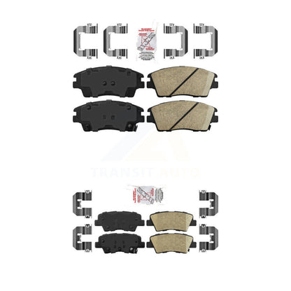 Ceramic Disc Brake Pads Front Rear Kit For 2017-2020 Hyundai Elantra 1.6L