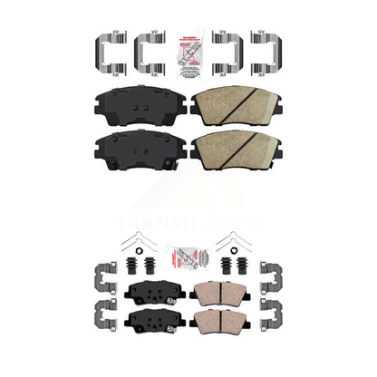 Ceramic Disc Brake Pads Front Rear Kit For Kia Sportage Hyundai Tucson