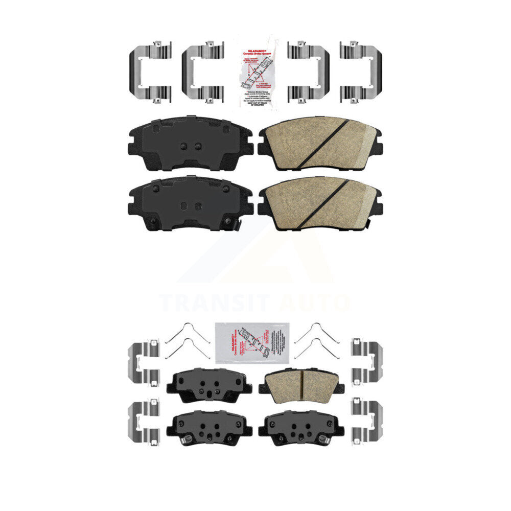 Ceramic Disc Brake Pads Front Rear Kit For Kia Sportage Hyundai Tucson