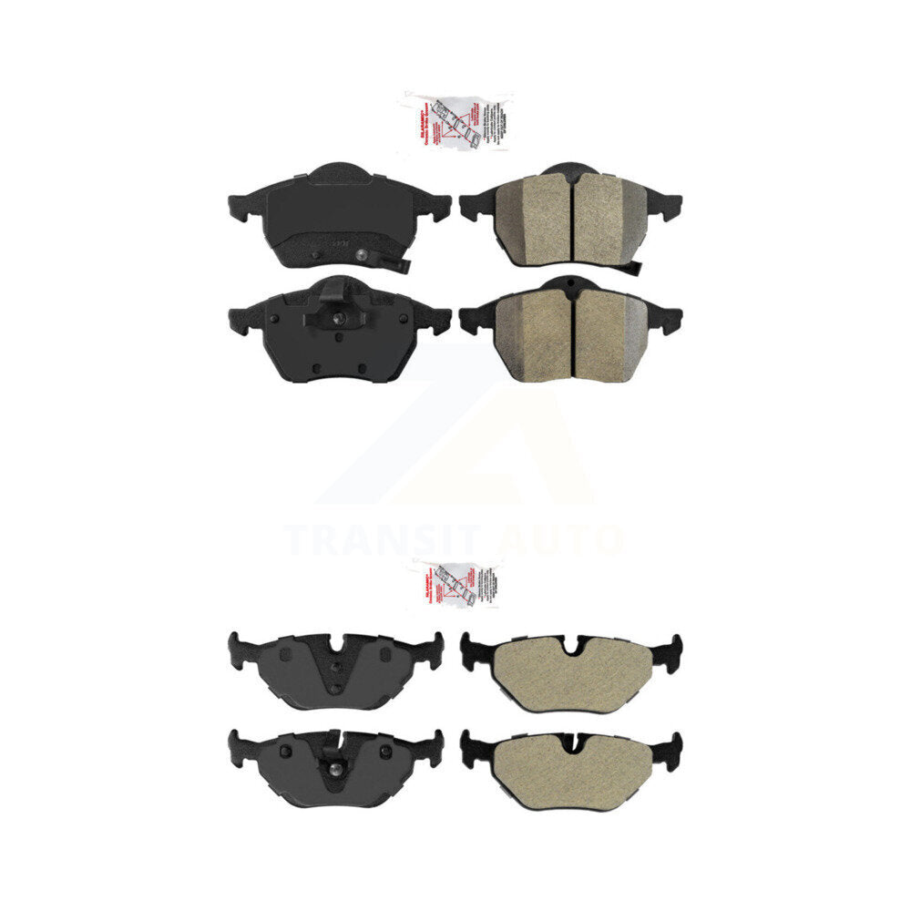 Semi-Metallic Disc Brake Pads Front Rear Kit For Saab 9-5